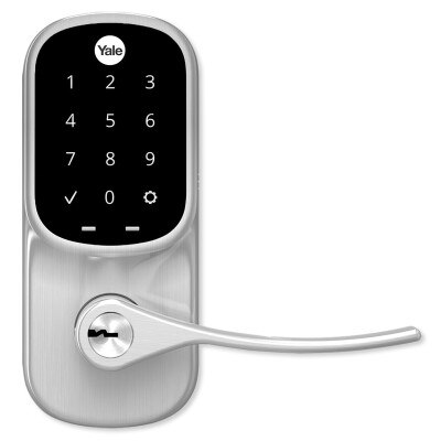 Yale Wi-Fi & Bluetooth Assure Touchscreen Keypad Lever Lock, Satin Nickel